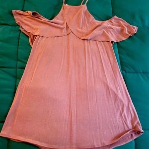 Very cute pink silky dress. Perfect for any occasion, Size small and made in US